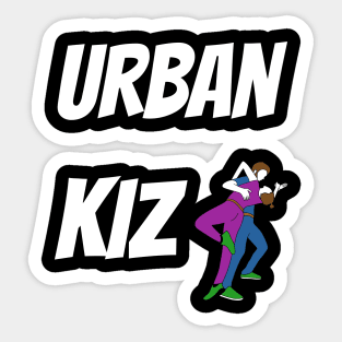 Urban Kiz mit Tanzpaar | Kizomba | Skyline Tarraxinha Sticker